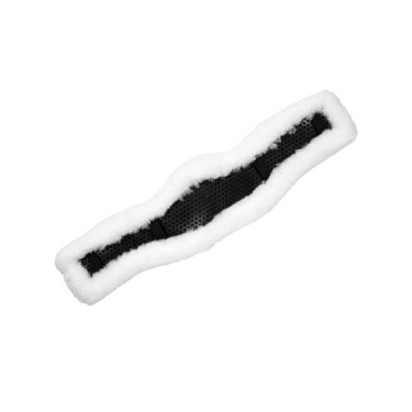 Fourreau de sangle court gel classique avec peau de mouton Acavallo Blanc