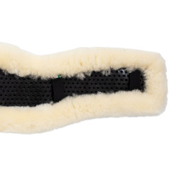 Fourreau de sangle court gel classique avec peau de mouton Acavallo Naturel Marron Fourreau de sangle court gel classique avec peau de mouton Acavallo Naturel Marron