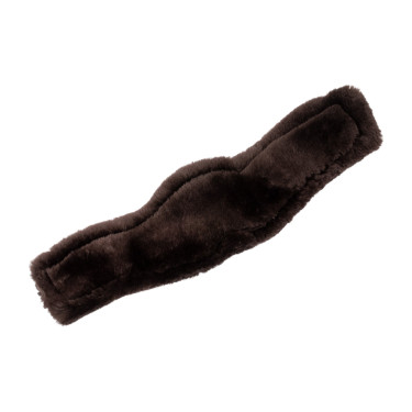 Fourreau de sangle court gel classique avec peau de mouton Acavallo Marron