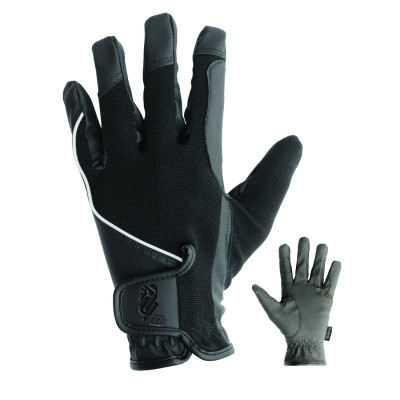 Gants d'équitation modèle 176 Umbria Equitazione Noir