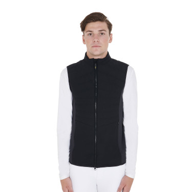 Gilet Equestro homme coupe slim en tissu technique Gilet Equestro homme coupe slim en tissu technique