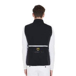 Gilet Equestro homme coupe slim en tissu technique Noir