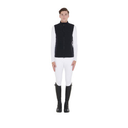Gilet Equestro homme coupe slim en tissu technique Noir