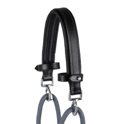 Gogue en cuir de veau et nylon Acavallo Noir