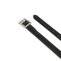 Lanières pour éperons en cuir avec décorations en strass Equestro Couronne Lanières pour éperons en cuir avec décorations en strass Equestro Couronne