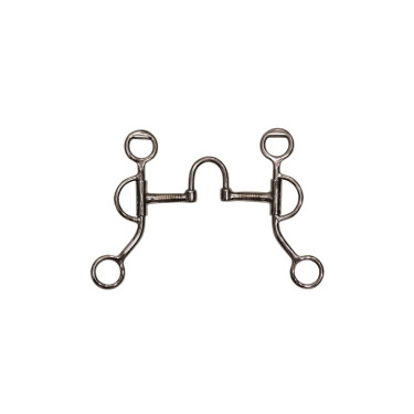 Mors de correction en acier inoxydable avec joues courtes Pool's Mors de correction en acier inoxydable avec joues courtes Pool's