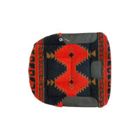 Pad de selle en fourrure Burioni Marine / rouge