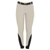 Pantalon d'équitation femme Aria full grip défectueux Equestro Dollar de sable