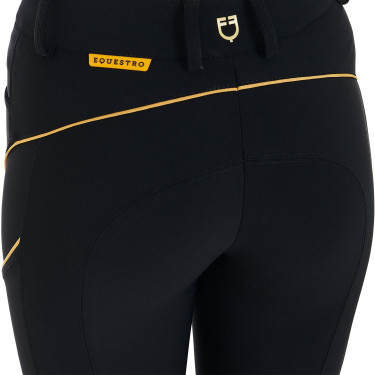 Pantalon d'équitation femme coupe slim grip genoux Equestro Pantalon d'équitation femme coupe slim grip genoux Equestro