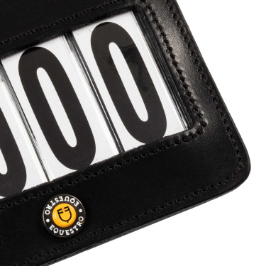 Porte-numéro de concours à 4 chiffres 12x8 cm Equestro Porte-numéro de concours à 4 chiffres 12x8 cm Equestro