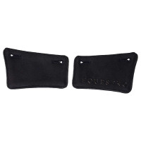 Rabats amovibles pour queue-de-pie femme avec lettrage en silicone Equestro Marine