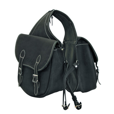 Sacoche en cuir pour selle Lakota modèle classique Sacoche en cuir pour selle Lakota modèle classique