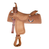 Selle classique Pool's Genuine Team Penning 444 Naturel Marron Selle classique Pool's Genuine Team Penning 444 Naturel Marron
