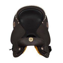 Selle de baril modèle Quarter Denver Marron