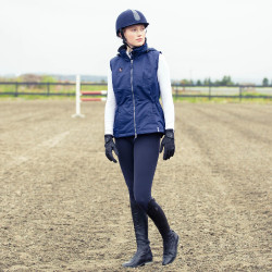 Culotte Horze Grand Prix à fond silicone femme Bleu foncé Culotte Horze Grand Prix à fond silicone femme Bleu foncé