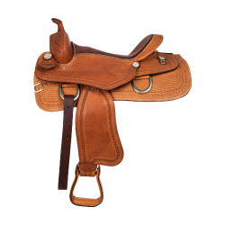 Selle de reining Denver Naturel Marron Selle de reining Denver Naturel Marron