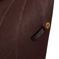 Selle de saut Firenze arbre en bois cuir double Acavallo Marron foncé