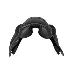 Selle de saut Guttuso avec panneaux en laine Acavallo Noir Selle de saut Guttuso avec panneaux en laine Acavallo Noir