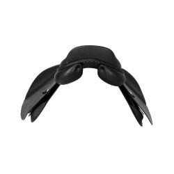 Selle de saut Roma arçon en bois cuir martelé Acavallo Noir
