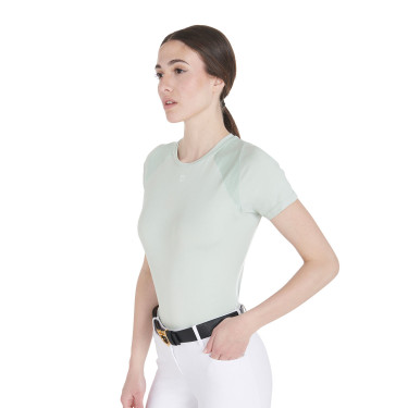 T-shirt technique d'entrainement femme coupe slim Equestro T-shirt technique d'entrainement femme coupe slim Equestro