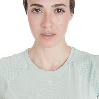 T-shirt technique d'entrainement femme coupe slim Equestro T-shirt technique d'entrainement femme coupe slim Equestro