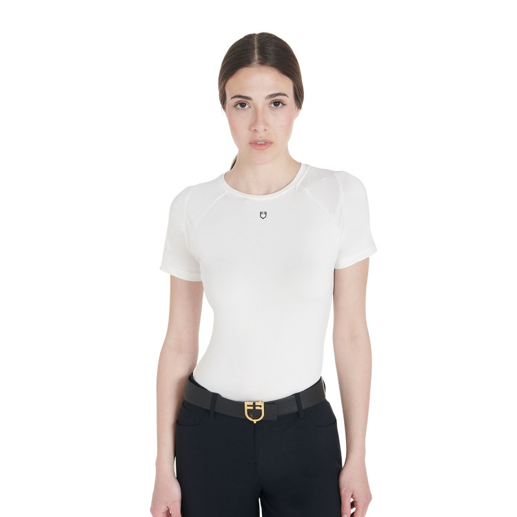 T-shirt technique d'entrainement femme coupe slim Equestro