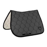 Tapis de saut en tissu technique matelassé Equestro Asphalt