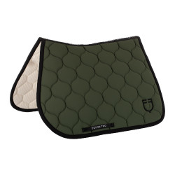 Tapis de saut en tissu technique matelassé Equestro