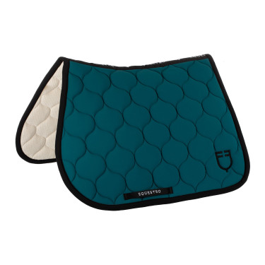 Tapis de saut en tissu technique matelassé Equestro Tapis de saut en tissu technique matelassé Equestro