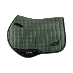 Tapis de selle de saut en satin Supreme Vert chasseur