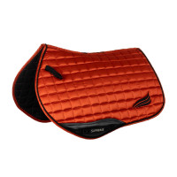 Tapis de selle de saut en satin Supreme Orange