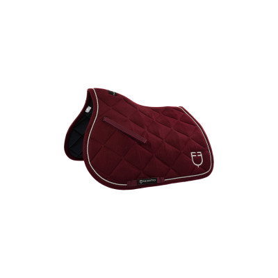 Tapis de selle de saut poney en coton avec logo Equestro