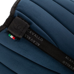 Tapis de selle DS CW-CS matelassé louvre et bambou Acavallo Bleu Tapis de selle DS CW-CS matelassé louvre et bambou Acavallo Bleu