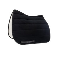 Tapis de selle DS CW-CS matelassé louvre et bambou Acavallo Noir