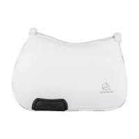 Tapis de selle JS CW-3DS louvre en forme intérieur en fausse laine Acavallo Blanc Tapis de selle JS CW-3DS louvre en forme intérieur en fausse laine Acavallo Blanc