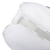 Tapis de selle JS CW-3DS louvre en forme intérieur en fausse laine Acavallo Blanc Tapis de selle JS CW-3DS louvre en forme intérieur en fausse laine Acavallo Blanc
