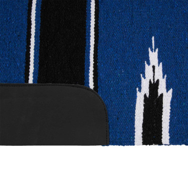 Tapis Navajo avec patch en cuir Tapis Navajo avec patch en cuir