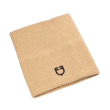 Tour de cou en laine unisexe Equestro Chameau Tour de cou en laine unisexe Equestro Chameau