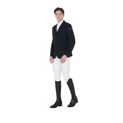 Veste de concours Equestro anatomique homme quatre boutons Noir Veste de concours Equestro anatomique homme quatre boutons Noir