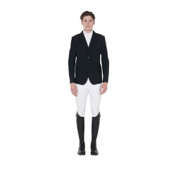 Veste de concours Equestro anatomique homme quatre boutons Noir Veste de concours Equestro anatomique homme quatre boutons Noir