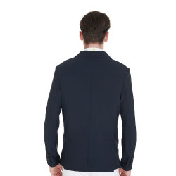 Veste de concours Equestro anatomique homme quatre boutons Marine Bleu marine