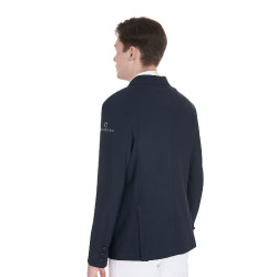 Veste de concours Equestro anatomique homme quatre boutons Marine Bleu marine