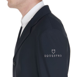 Veste de concours Equestro anatomique homme quatre boutons Marine Bleu marine