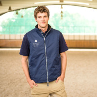 Veste de club Lino Horze Supreme Bleu foncé