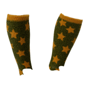 Chaussettes LeMieux Fluffies Sasha Star Alpine Marron