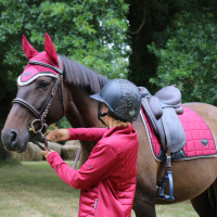 Tapis LeMieux Loire Classic Dressage Square Ember Bordeaux