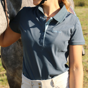 Polo LeMieux Classique Petrol Bleu
