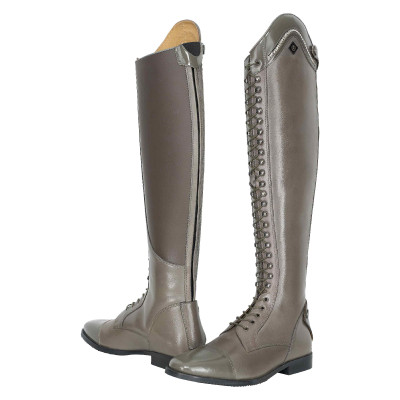 Bottes d'équitation Impérial Riding Olania Dressage Longue/Étroite Gris