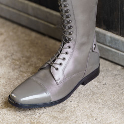 Bottes d'équitation Impérial Riding Olania Dressage Longue/Étroite Gris
