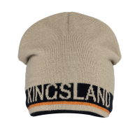 Bonnet tricoté unisexe Kingsland KLVale Beige pavé